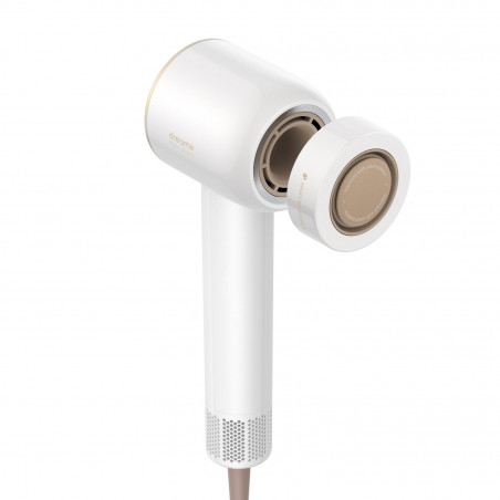 Σεσουάρ μαλλιών Dreame Glory, 1400W, 110000 rpm, 4 θερμοκρασίες, 2 ταχύτητες, 57°C, ιονισμός, θερμοαισθητήρας NTC, ενδείξεις LED, Λευκό