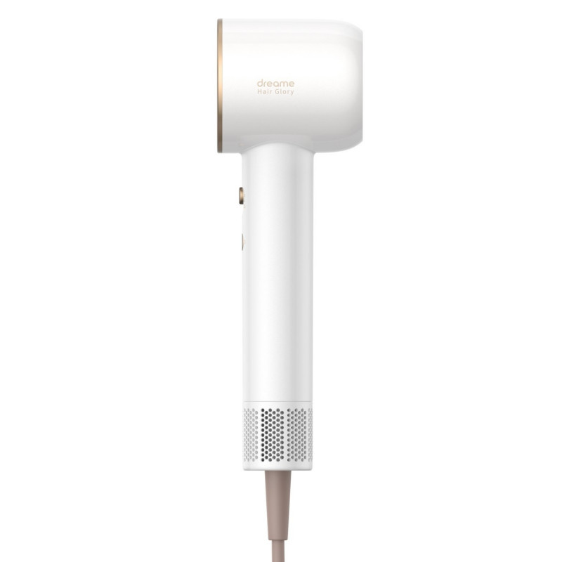 Σεσουάρ μαλλιών Dreame Glory, 1400W, 110000 rpm, 4 θερμοκρασίες, 2 ταχύτητες, 57°C, ιονισμός, θερμοαισθητήρας NTC, ενδείξεις LED, Λευκό