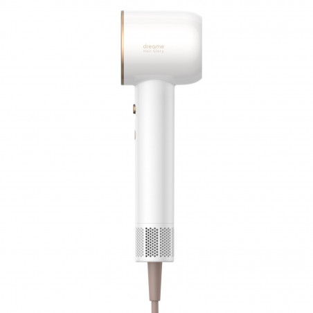 Σεσουάρ μαλλιών Dreame Glory, 1400W, 110000 rpm, 4 θερμοκρασίες, 2 ταχύτητες, 57°C, ιονισμός, θερμοαισθητήρας NTC, ενδείξεις LED, Λευκό