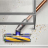 Σκούπα όρθια Dyson V15 Detect Absole 447000-01, 660W, 0.76 l, 60 λεπτά αυτονομία, Αισθητήρες, 3 λειτουργίες, LCD, Γκρι/χρυσό