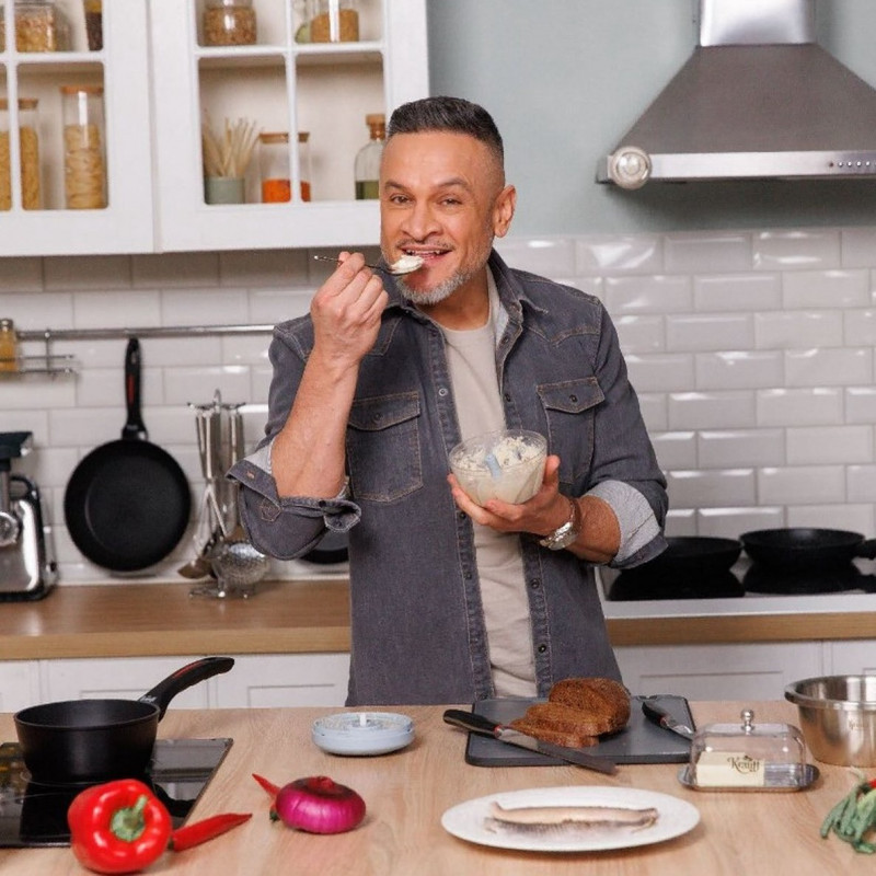 Κατσαρόλα με καπάκι Royalty Line RL-FSN20, 20 cm, 2,1 l, Φινίρισμα από γρανίτη, Επαγωγή, Μαύρο