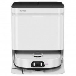 Ρομποτική σκούπα Eureka J15 Ultra, 19.000 Pa, 3 λίτρα, Αυτονομία 150 λεπτών, Lidar + κάμερα RGB, FlexiRazor, Φωνητικός έλεγχος, Λευκό