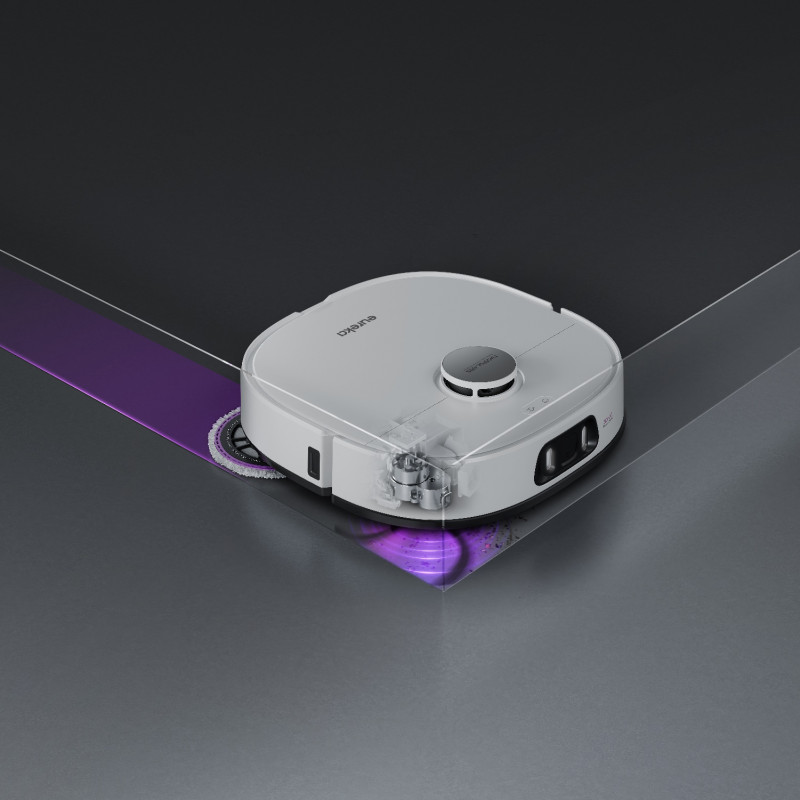 Ρομποτική σκούπα Eureka J15 Ultra, 19.000 Pa, 3 λίτρα, Αυτονομία 150 λεπτών, Lidar + κάμερα RGB, FlexiRazor, Φωνητικός έλεγχος, Λευκό