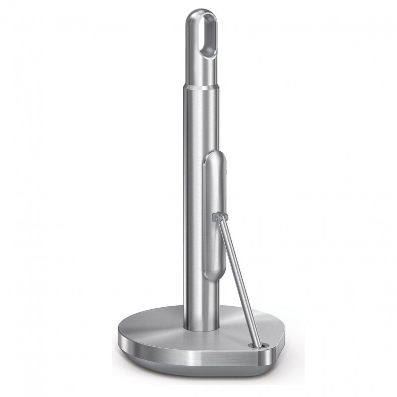 Поставка за кухненска хартия SimpleHuman KT1203, 20.6х18х38.1 см, Матов инокс