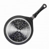 Τηγάνι για τηγανίτες AMT Gastroguss 128, 28 cm, Χυτό αλουμίνιο, αντικολλητική επίστρωση Lotan®, Μέχρι 240°C, Μαύρο