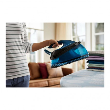 Парогенератор Philips PerfectCare GC7846/80, 2400W, 1.5 л, OptimalTemp, 120 г/мин, SteamGlide, Син