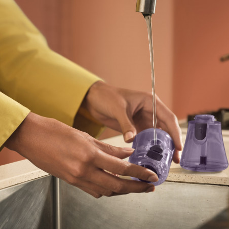 Уред за гладене с пара Philips STH7050/30, 1500W, 100 мл + 200мл, 28 г/мин, OptimalTEMP, Регулируема глава, 2 нива на пара, StyleMat, Лилав