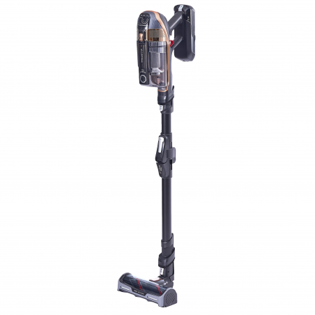 Rowenta X-Force Flex 15.60 RH99F1, 520W, 230AW, 0,9 λίτρα, 32,4V, Αυτονομία 80 λεπτά, Αυτόματη τροφοδοσία, LED, Οθόνη, Flex, Μαύρο/Μπρονζέ