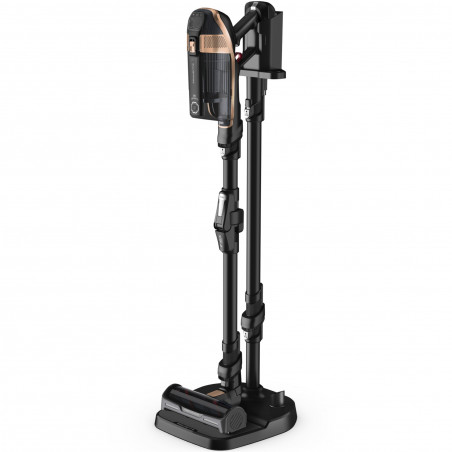 Rowenta X-Force Flex 15.60 RH99F1, 520W, 230AW, 0,9 λίτρα, 32,4V, Αυτονομία 80 λεπτά, Αυτόματη τροφοδοσία, LED, Οθόνη, Flex, Μαύρο/Μπρονζέ