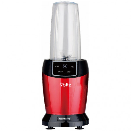 Nutri Blender Oliver Voltz OV51162FR, 1200W, 2 μπολ, 1 l/800 ml, χωρίς BPA, οθόνη LED, Μαύρο