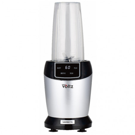 Nutri Blender Oliver Voltz OV51162FS, 1200W, 2 μπολ, 1 λίτρο/800 ml, χωρίς BPA, οθόνη LED, Ασημί