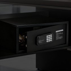 Ηλεκτρονικό χρηματοκιβώτιο Adler AD 1045, 200x420x370 mm, 14 l, Κλείδωμα μετά από 4 λανθασμένες προσπάθειες, Προειδοποίηση χαμηλής μπαταρίας, Μαύρο