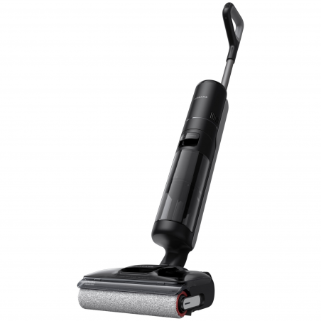 Σκούπα όρθια DREAME H12 Pro HHR25A, 300W, 0.7/0.9 l, 3 λειτουργίες, 35 λεπτά, Wet/Dry, Φωνητικές ειδοποιήσεις, LED, Αυτόματο στέγνωμα σφουγγαρίσματος, Μαύρο/γκρι