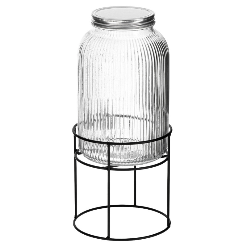 Διανομέας ποτών Adler AD 6742, 4 , γυαλί νατρίου-ασβεστίου, βάση, διαφανές