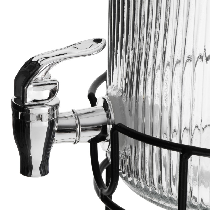 Διανομέας ποτών Adler AD 6742, 4 , γυαλί νατρίου-ασβεστίου, βάση, διαφανές