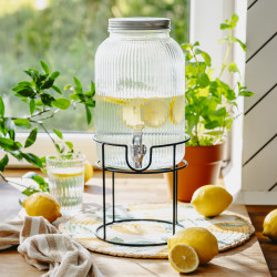 Διανομέας ποτών Adler AD 6742, 4 , γυαλί νατρίου-ασβεστίου, βάση, διαφανές