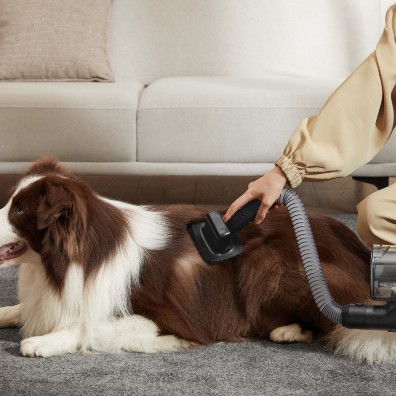 Ηλεκτρική σκούπα μπαταρίας Dreame Z30 AquaCycle VZV77B, 855W, 310AW, 150000 rpm, 3 στάδια, 0.32/0.4/0.6 l, 90 λεπτά, HEPA H14, LED, Brushless motor, Μαύρο