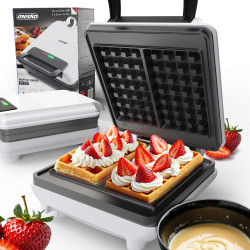 Mesko MS 3091, 1800W, Αντικολλητική επίστρωση, 2 πιάτα, Αντιολισθητικά πόδια, Λευκό