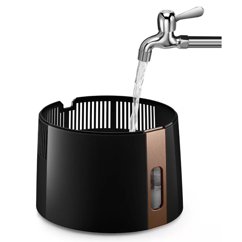 Υγραντήρας Philips HU3918/10, Έως 45 m2, 300 ml/h, 3 l, 3 στάδια, Nanocloud, οθόνη LED, νυχτερινή λειτουργία, Μαύρο