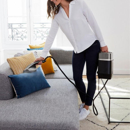 Σίδερο ατμού Tefal Ixeo Power QT2028F0, 2170W, 1.1 l, 100g/min, σύστημα κατά της αφαλάτωσης, αυτόματη απενεργοποίηση, μαύρο