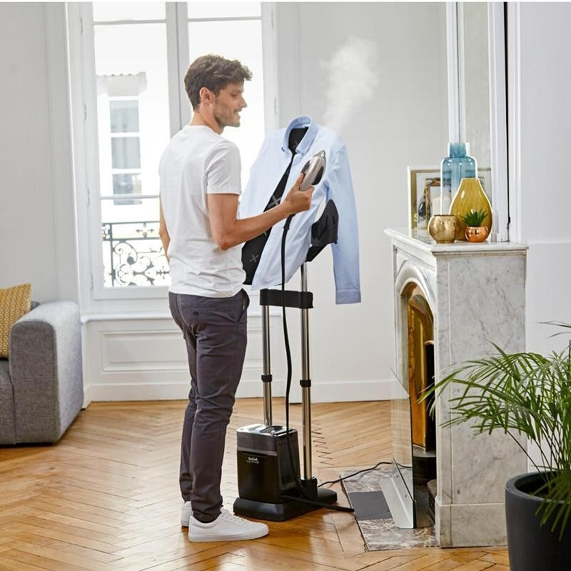 Σίδερο ατμού Tefal Ixeo Power QT2028F0, 2170W, 1.1 l, 100g/min, σύστημα κατά της αφαλάτωσης, αυτόματη απενεργοποίηση, μαύρο