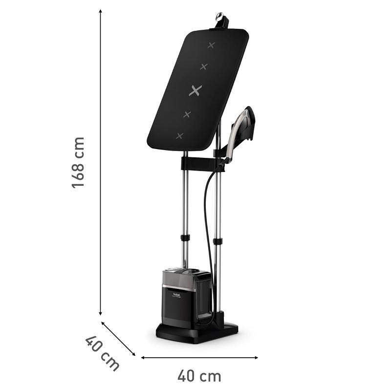 Σίδερο ατμού Tefal Ixeo Power QT2028F0, 2170W, 1.1 l, 100g/min, σύστημα κατά της αφαλάτωσης, αυτόματη απενεργοποίηση, μαύρο