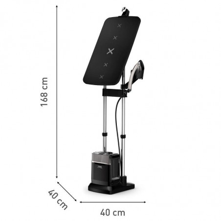 Σίδερο ατμού Tefal Ixeo Power QT2028F0, 2170W, 1.1 l, 100g/min, σύστημα κατά της αφαλάτωσης, αυτόματη απενεργοποίηση, μαύρο