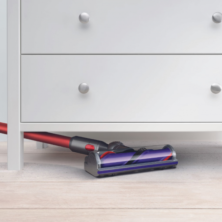 Ηλεκτρική σκούπα όρθιας τοποθέτησης Dyson V10 Origin 394464-01, 525W, 151AW, 0.76l, 125000 rpm, 60 λεπτά, 3 λειτουργίες, Motorbar clear, Nickel/blackened