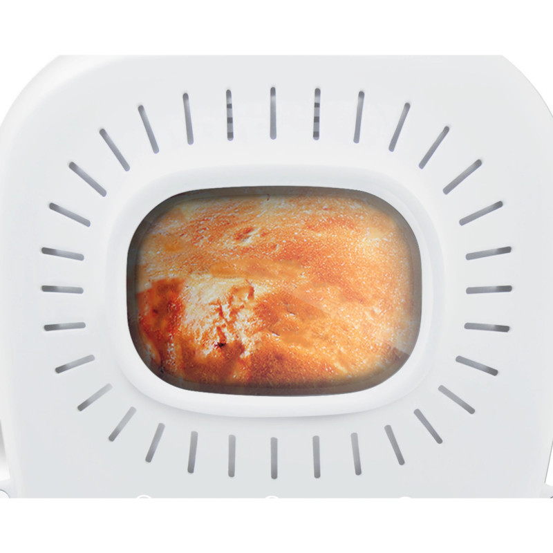 Home Bread Baguette Tefal PF610138, 1600 W, 750/1000/1500 g, 2 αναδευτήρες, 16 προγράμματα, Λευκό