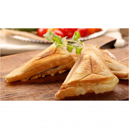 Τοστιέρα σάντουιτς Philips HD2331/90 Series 3000, 750 W, Για έως 2 φέτες/4 τριγωνικά σάντουιτς, Αντικολλητικές πλάκες αλουμινίου, Μαύρο