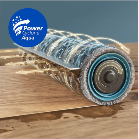 Ηλεκτρική σκούπα ρομπότ Philips 9000 Series XU9100/10, 6500 mAh, 8000 Pa, WiFi, LiDAR, PowerCyclone, EPA 11, Dry/Mokro Cleaner, Bronze/Golden.