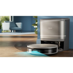 Ηλεκτρική σκούπα ρομπότ Philips 9000 Series XU9100/10, 6500 mAh, 8000 Pa, WiFi, LiDAR, PowerCyclone, EPA 11, Dry/Mokro Cleaner, Bronze/Golden.
