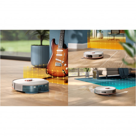 Ηλεκτρική σκούπα και σφουγγαρίστρα ρομπότ Philips XU5100/2, 4800 mAh, 10000 Pa, WiFi, πλοήγηση LDS, EPA 10, Στεγνός / υγρός καθαρισμός, Μπεζ