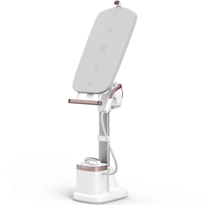 Σίδερο ατμού Tefal Ixeo Vision QT1811E0, 2170W, 3 επίπεδα ισχύος, 1,2 l, 200 g/min, LED οπίσθιος φωτισμός, Ανανέωση και απολύμανση, Αυτόματη απενεργοποίηση, Λευκό