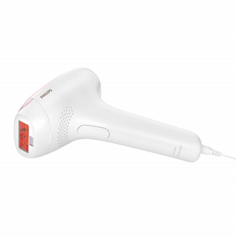 Φωτοαποτριχωτική συσκευή Philips Lumea Advanced SC1994/00, 250 000 παλμοί, αισθητήρας χρώματος δέρματος, φίλτρο UV, λευκό/ροζ