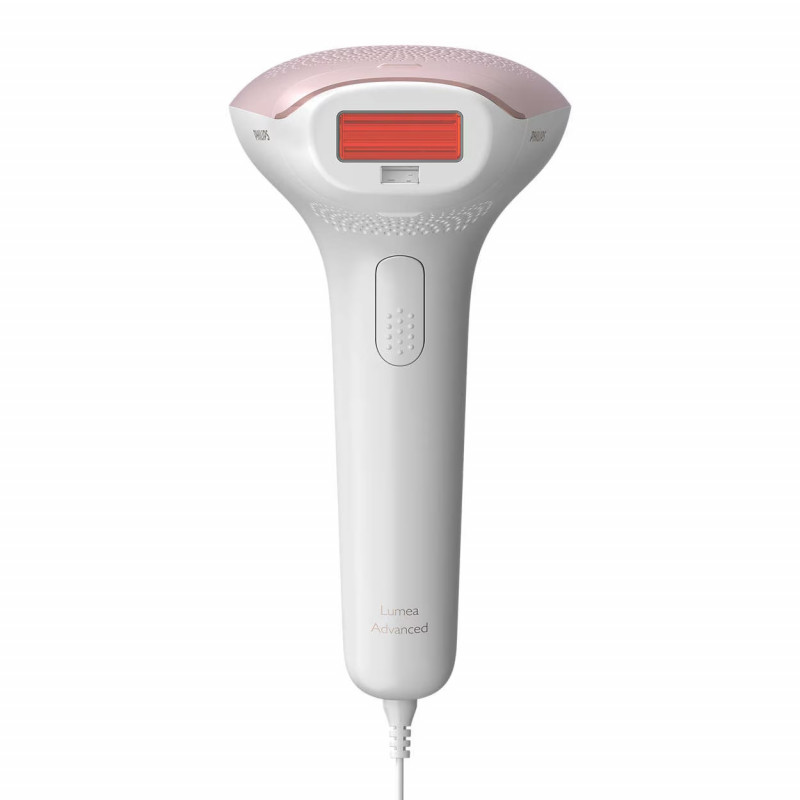 Φωτοαποτριχωτική συσκευή Philips Lumea Advanced SC1994/00, 250 000 παλμοί, αισθητήρας χρώματος δέρματος, φίλτρο UV, λευκό/ροζ