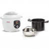 Πολυμάγειρας Tefal CY851130 Cook4me, 1600 W, 6 L, 6 λειτουργίες μαγειρέματος, έναρξη με καθυστέρηση, εξοικονόμηση θερμότητας, Λευκό