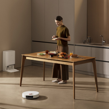 Xiaomi X20+ ρομποτική ηλεκτρική σκούπα, 6000 Pa, 140 λεπτά, 0,35/4 l, Λειτουργία σφουγγαρίσματος, Σταθμός αυτοκαθαρισμού, Πλοήγηση LDS, Αποφυγή αντικειμένων, Εφαρμογή για κινητά, Λευκό