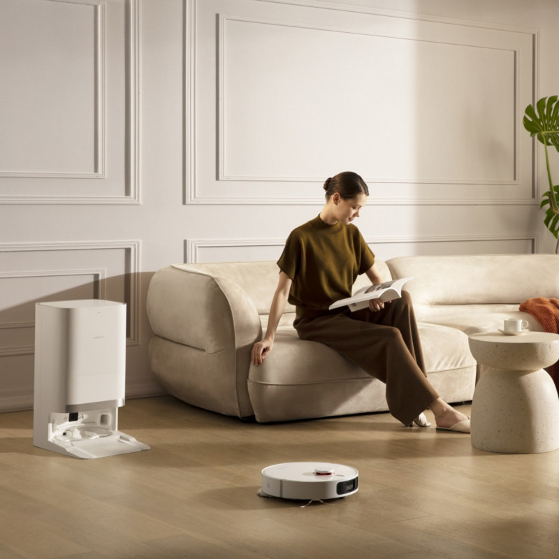 Xiaomi X20+ ρομποτική ηλεκτρική σκούπα, 6000 Pa, 140 λεπτά, 0,35/4 l, Λειτουργία σφουγγαρίσματος, Σταθμός αυτοκαθαρισμού, Πλοήγηση LDS, Αποφυγή αντικειμένων, Εφαρμογή για κινητά, Λευκό