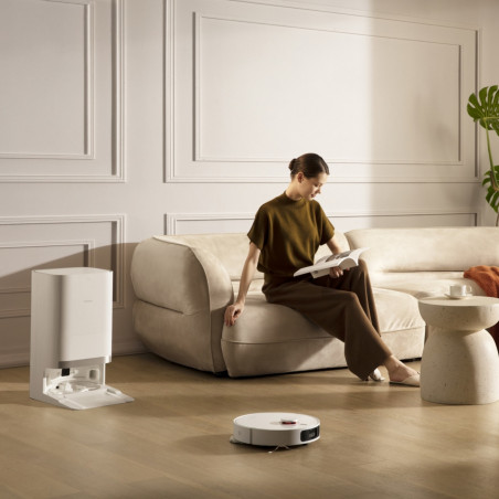 Xiaomi X20+ ρομποτική ηλεκτρική σκούπα, 6000 Pa, 140 λεπτά, 0,35/4 l, Λειτουργία σφουγγαρίσματος, Σταθμός αυτοκαθαρισμού, Πλοήγηση LDS, Αποφυγή αντικειμένων, Εφαρμογή για κινητά, Λευκό