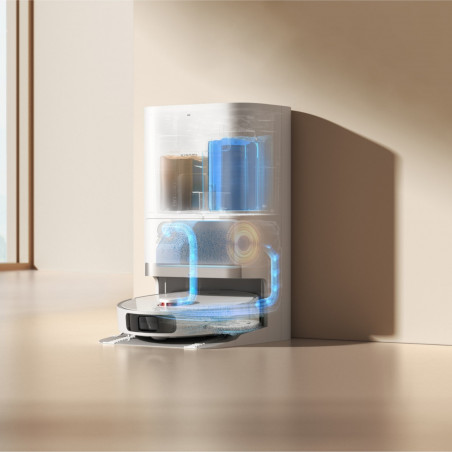 Xiaomi X20+ ρομποτική ηλεκτρική σκούπα, 6000 Pa, 140 λεπτά, 0,35/4 l, Λειτουργία σφουγγαρίσματος, Σταθμός αυτοκαθαρισμού, Πλοήγηση LDS, Αποφυγή αντικειμένων, Εφαρμογή για κινητά, Λευκό