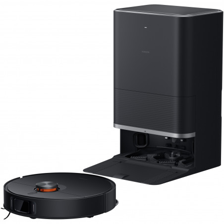 Xiaomi X20 Max Ρομποτική ηλεκτρική σκούπα, 8000 Pa, 0.5/4 l, 120 λεπτά, Λειτουργία σφουγγαρίσματος με ζεστό νερό, Φωνητικός έλεγχος, Σταθμός αυτοκαθαρισμού, Πλοήγηση LDS, Φωτισμός, Μαύρο