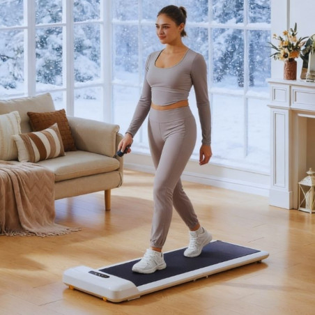 Διάδρομος Xiaomi Kingsmith WalkingPad C2, 1 hp, Έως 100 kg, 0,5/6 km/h, Wi-Fi, LED, Bluetooth, Εφαρμογή για κινητά, Πτυσσόμενο, Λευκό