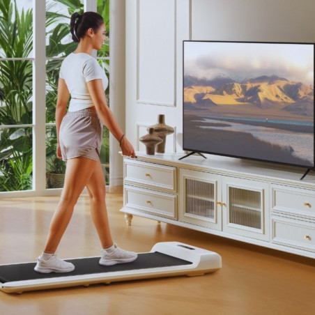 Διάδρομος Xiaomi Kingsmith WalkingPad C2, 1 hp, Έως 100 kg, 0,5/6 km/h, Wi-Fi, LED, Bluetooth, Εφαρμογή για κινητά, Πτυσσόμενο, Λευκό