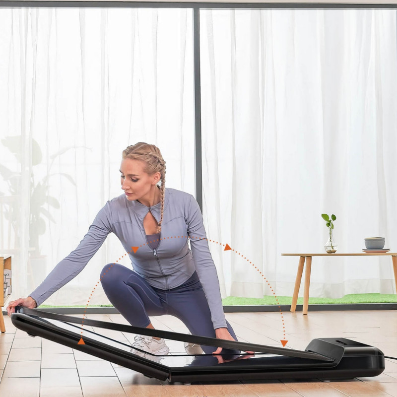 Διάδρομος Xiaomi Kingsmith WalkingPad C2, 1 hp, Έως 100 kg, 0,5/6 km/h, Wi-Fi, LED, Bluetooth, Εφαρμογή για κινητά, Πτυσσόμενο, Μπλε