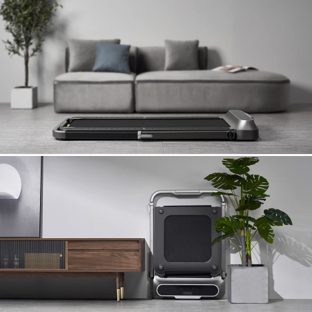 Διάδρομος Xiaomi KingSmith WalkingPad R2B TRR2FB, 918W, Έως 110 kg, 0,5/12 km/h, 3 λειτουργίες, LED, Πτυσσόμενο, Μαύρο/γκρι