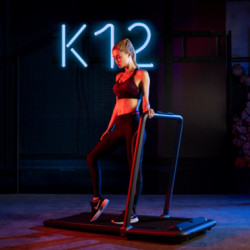 Διάδρομος Xiaomi KingSmith WalkingPad K12, 746W, Μέχρι 100 kg, 0.8/12 km/h, 2 λειτουργίες, Ένδειξη τιμής μέτρησης, Εφαρμογή για κινητά, Πτυσσόμενο, LED, Μαύρο