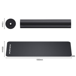 Στρώμα διαδρόμου Xiaomi KingSmith, 65x155 cm, καουτσούκ NBR, Απορροφά θόρυβο και κραδασμούς, Μαύρο