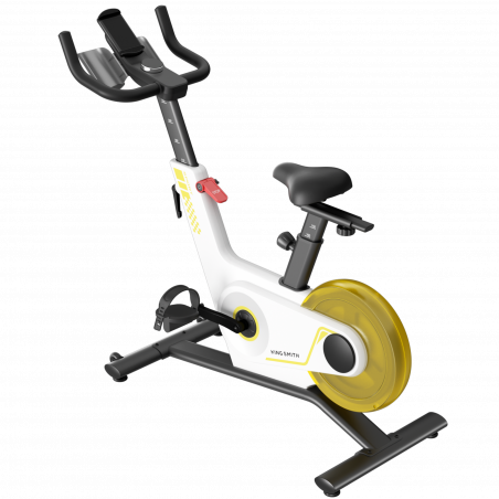 Xiaomi KingSmith PB08S Spinning bike, Σφόνδυλος 8 kg, Μαγνητική αντίσταση, 40 μοίρες, Μέχρι 100 κιλά, LED, Θερμίδες, Απόσταση, Εφαρμογή για κινητά, Λευκό