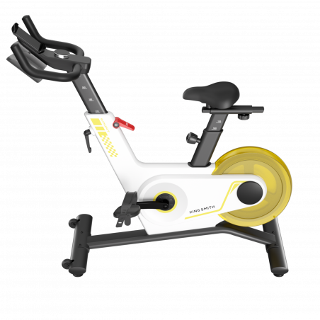 Xiaomi KingSmith PB08S Spinning bike, Σφόνδυλος 8 kg, Μαγνητική αντίσταση, 40 μοίρες, Μέχρι 100 κιλά, LED, Θερμίδες, Απόσταση, Εφαρμογή για κινητά, Λευκό